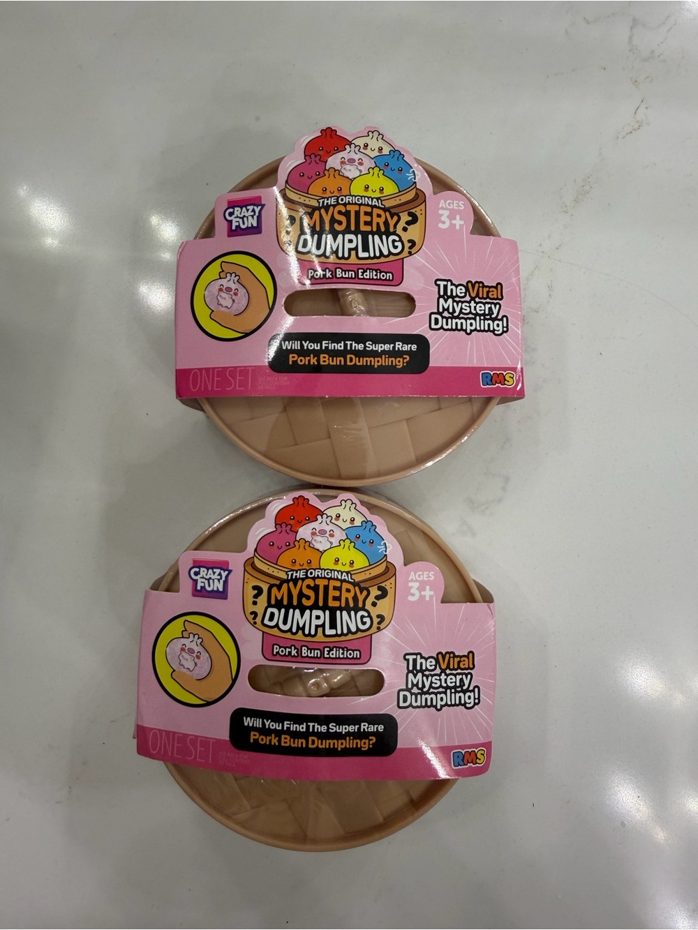 Mystery Dumpling Pork Bun Edition Kids Toy - Pink